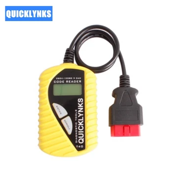 

2018 T40 Scanner QUICKLYNKS Multi-language CAN OBDII Scanner T40 Code Reader Auto Diagnostic Tool OBD2 EOBD JOBD Code Scanner
