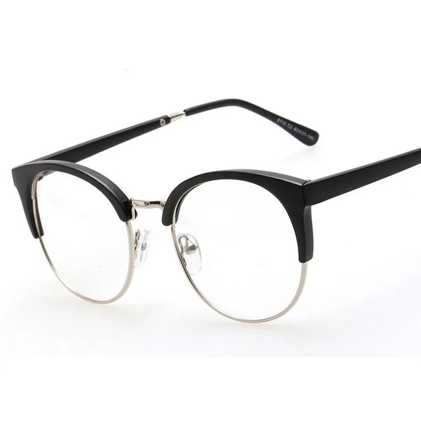 Full Frame Glasses round frame Glasses Myopia Plain Glasse women's men