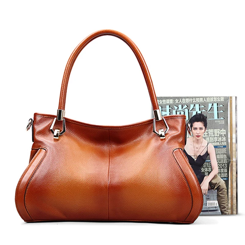 

2016 Brand Design Genuine Leather Women's Handbags High Quality Cowhide Women Shoulder Bags Cross Body Messenger Bags WS62