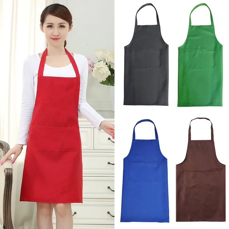 Sale New Black Cooking Baking Aprons Kitchen Waterproof ...