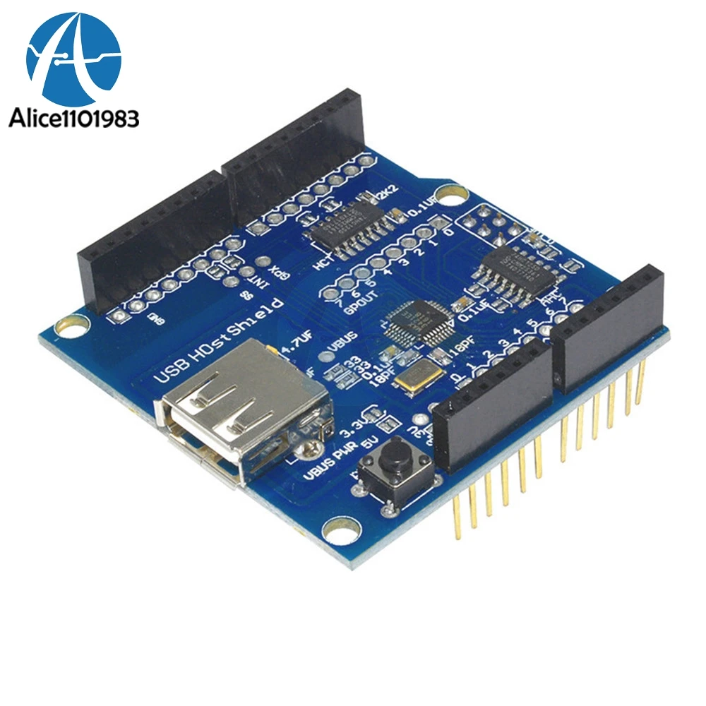 

USB Host Shield Support For Google For Android ADK UNO 3280 MEGA Duemilanove 2560 For Arduino Mega 2560 1280 USB HUBf