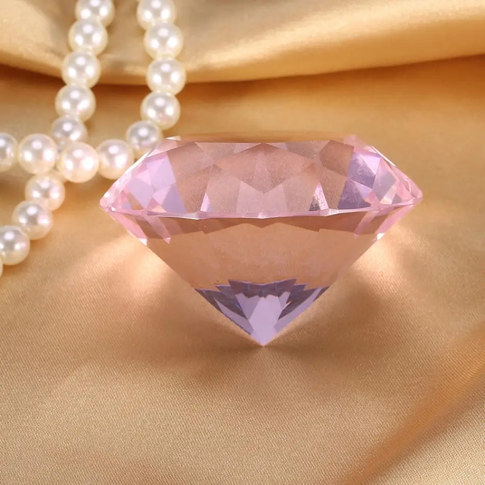 TMISHION дизайн ногтей дисплей прозрачный розовый бриллиант 60 мм стекло кристалл ручной модели съемки орнамент DIY салон Маникюр Аксессуары