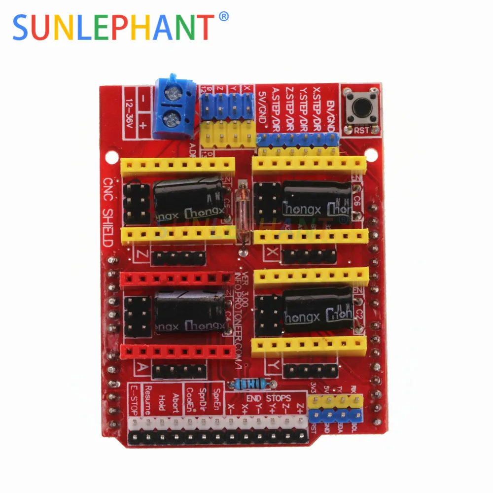 A4988 Драйвер CNC Щит Плата расширения V3 гравер Щит 3d принтер ЧПУ для arduno CNC щит V3