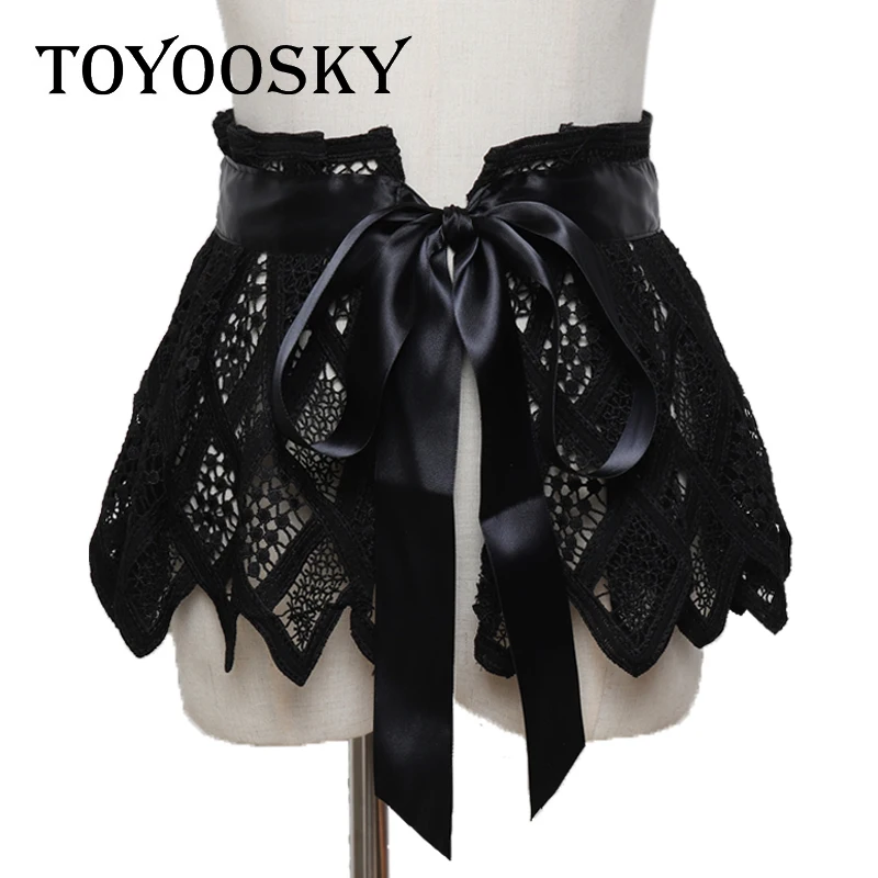 

2019 New Women Novelty Lace Hollow Belt Romantic Retro Fashion Party Dress Decor Waist Belt for Female designer brand TOYOOSKY