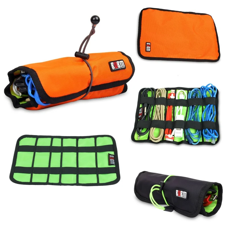 

Factory Price! Cable Organizer System Kit Case storage Bag for USB cable Earphone Pen Batteries Hot