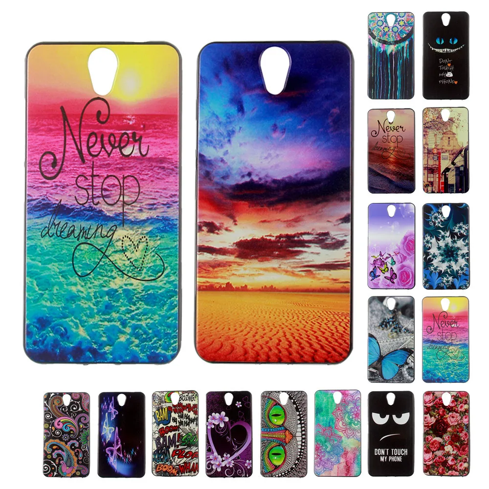 

Silicon Painted TPU Soft Cover Case For Lenovo Vibe S1 S1 Lite s1a40 s1la40 5 in Back Phone Protected Cover Guard Shell Cases