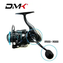 2018 DMK 2500-5000 Spinning Fishing Reel 5.2:1/11BB Spinning Reel CNC Rotary Deal with Graphite Physique Molinete De Pesca Carretilha