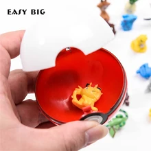 EASY BIG Anime 1Pcs Pokeball + 1pcs Free Tiny Random Figures Inside Action Figures Toys Pokeball NR0024 EASY BIG Anime 1Pcs Pokeball + 1pcs Free Tiny Random Figures Inside Action Figures Toys Pokeball NR0024