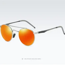 Новые мужские поляризованных солнцезащитных очков видения Драйвер солнцезащитные очки вождение зеркало алюминиево-магниевый ногу A540