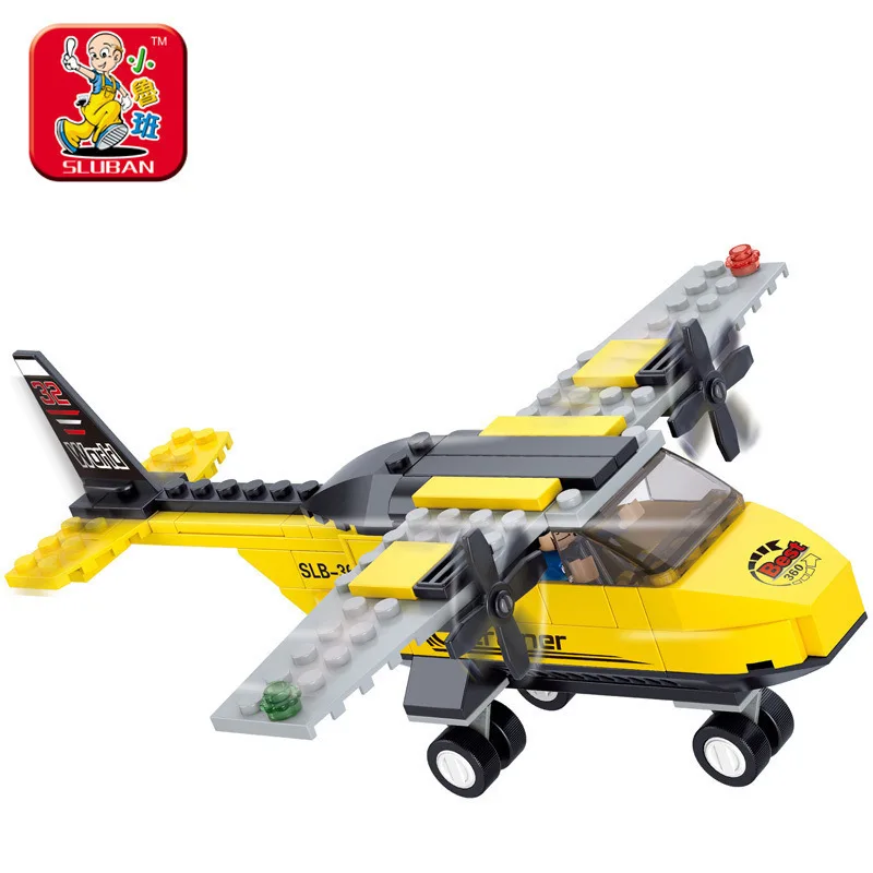 

SLUBAN 0360 110PCS The trainer Legoings toys for children educational building blocks 3D DIY Figures Birthday Christmas Gifts