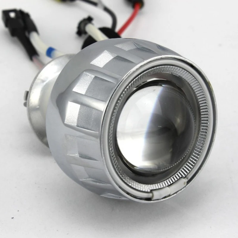 

2.0 inch Universal Motorcycle Dual-lens HID Xenon Bulb Angel Eyes Devil Eyes Lens Bi-xenon High/low Projector LensFor Motorcycle