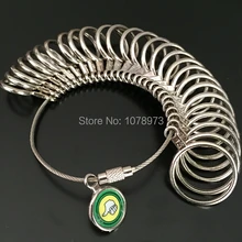 Горячая ювелирных инструментов США № 0-13 размер кольца инструмент кольцевые калибры 100 шт./лот