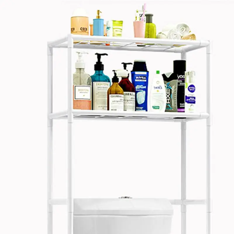 

Over the Toilet Storage Rack Anti-rust Solid Non-slip 3 Tier Display Rack Storage Shelf Storage Rack for Toilet Bathroom