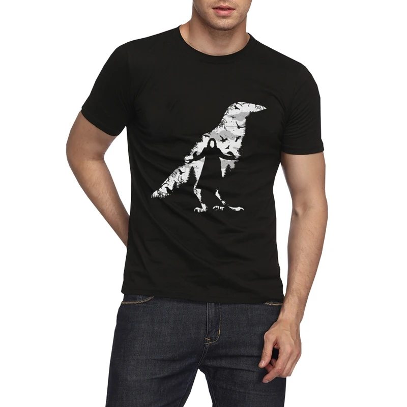 

Crow Classic Horror Halloween T-Shirt Mens Cheap Fancy Dress Costume Top
