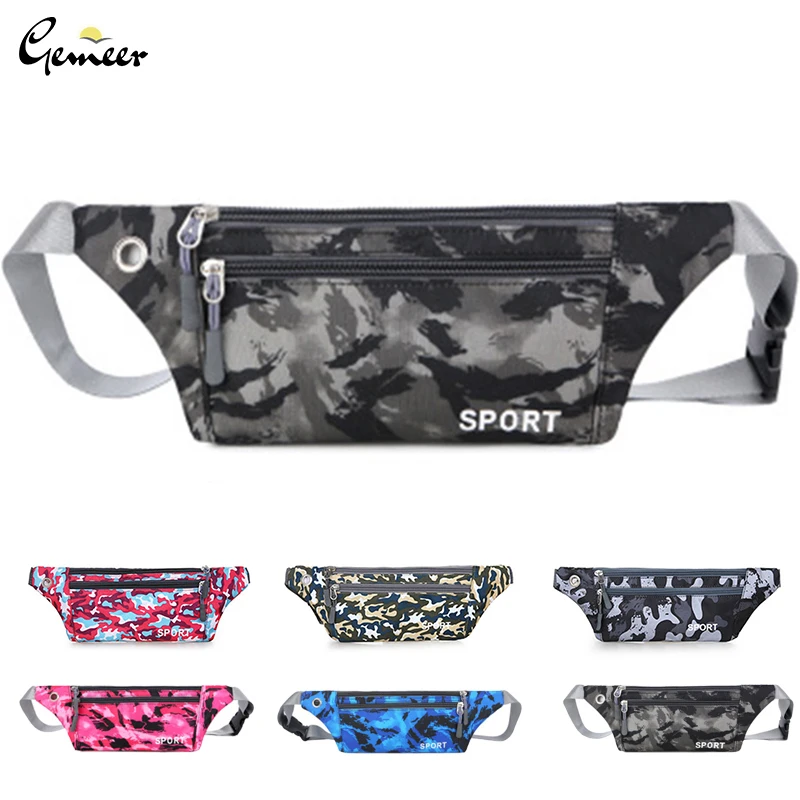 

Camouflage Women Men Waist Bags Girls Fanny Packs Hip Belt Bags Money Travelling Mountaineering Mobile Phone Bag Waist Packs