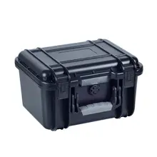 Аппаратный инструмент упаковка чемодан инструмент и измерительное оборудование большой черный ящик пластиковый корпус
