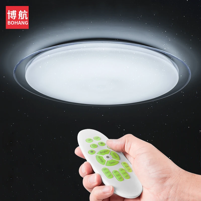 

Modern Smart Remote Control Eye-protective LED Ceiling Lamp 60W 2.4G RF Remote Dimming Bedroom Living Room Ceiling Lights Fixtu