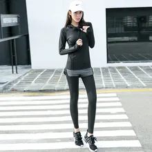 New Winter Women’s Fitness Running Sports Fitness Suit Three Sets of Women’s Clothing