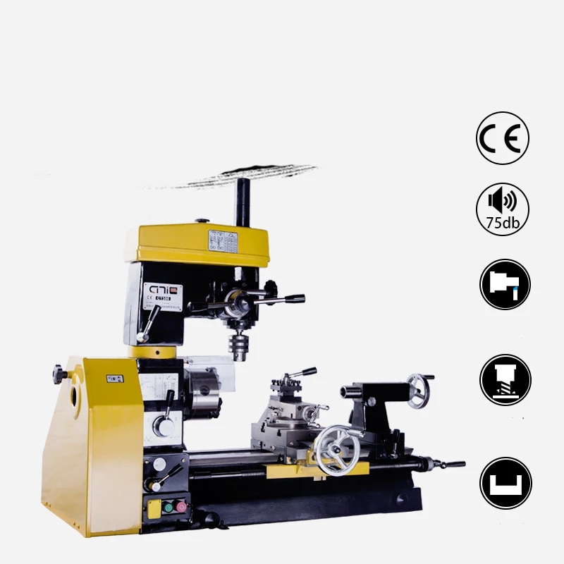 

Handan Iron CT300 household lathes small multi-function lathes drilling and milling machine metal milling lathe