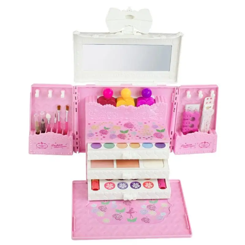 

Princess Cosmetics Set Toy Make Up Kits Pretend Play Children Beauty Gift