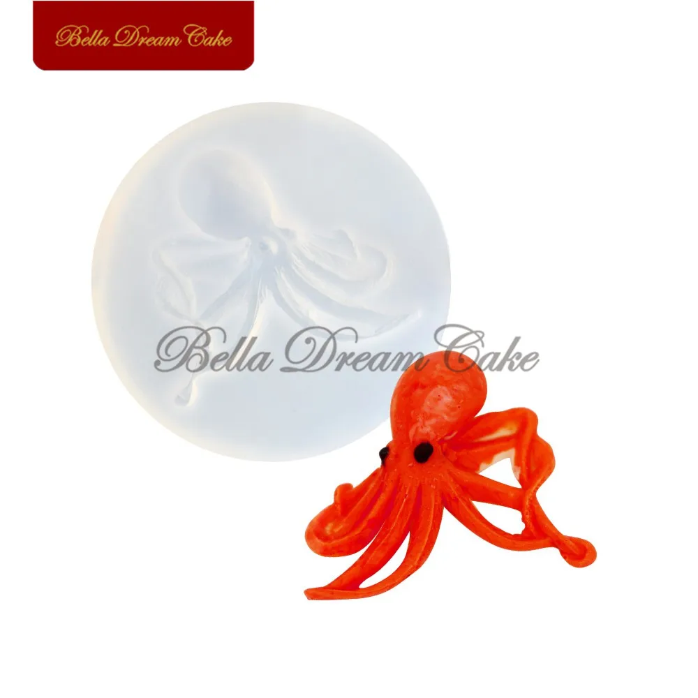 

Octopus Seafood Animals Silicone Mold Cake Border Moulds Fondant Sugarcraft Molds Cake Decorating Tools Chocolate Mould Bakeware