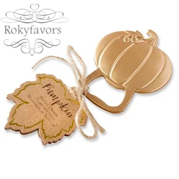

FREE SHIPPING 24PCS Pumpkin Bottle Openers Fall Autumn Themed Bridal Shower Wedding Favors Engagement Party Gifts Event Giveaway