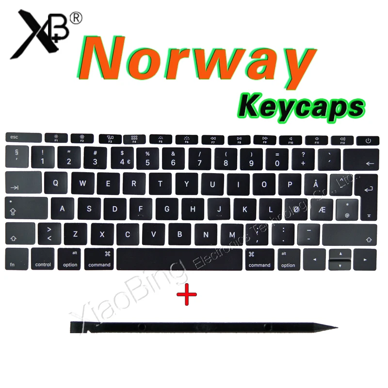 Новинка для Macbook Pro Retina 13 &quot15&quot A1706 A1707 A1708 без норвежской клавиатуры колпачки