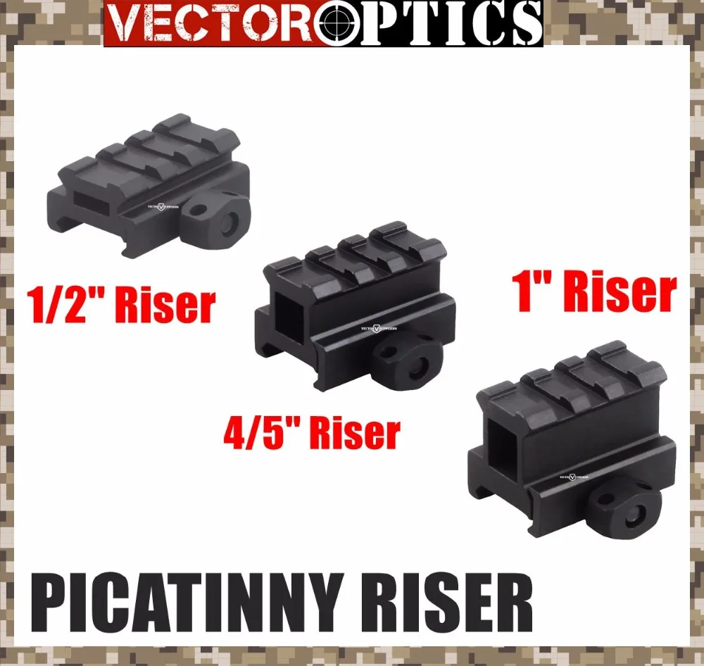 Векторная оптика Видимый луч высокой мощности компактный 1/2& 4/5 1 дюйм низкая высокий профиль прицел Вивер с креплением для Riser рейку 3 слота подходит AR Colt Bushmaster