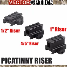 Векторная оптика Видимый луч высокой мощности компактный 1/2& 4/5 1 дюйм низкая высокий профиль прицел Вивер с креплением для Riser рейку 3 слота подходит AR Colt Bushmaster