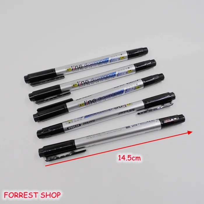 [TrueColor](4 шт./лот) художественные канцелярские принадлежности тонкая ручка для черчения черные маркеры ручки для эскиза школьные офисные принадлежности 303888