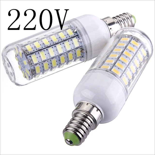 E14 220V SMD5730 LED Bulb focos led luz led bulb bombillas 220v lamp ...