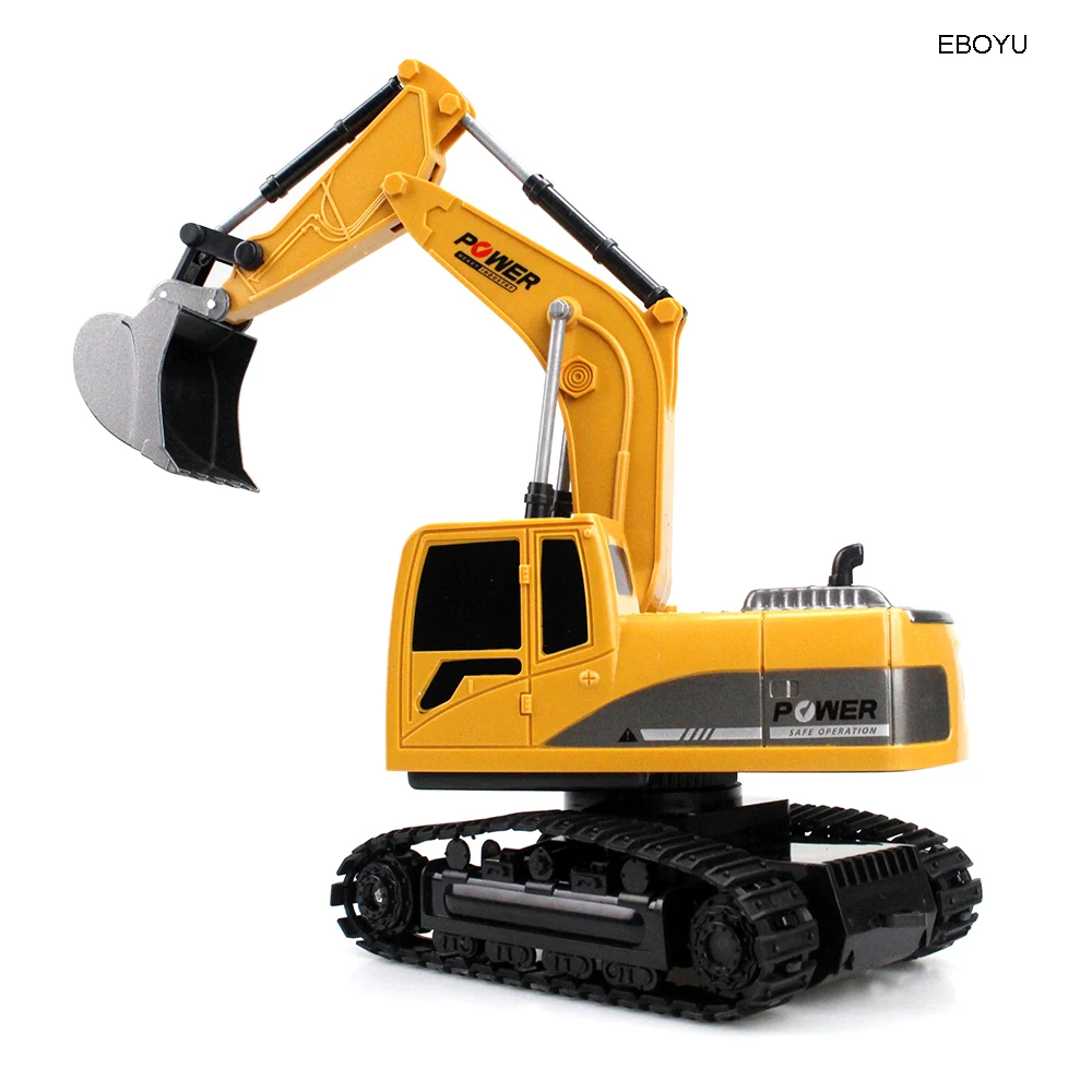 EBOYU 258 1 2 4 ГГц 6CH 1:24 RC экскаватор Мини грузовик перезаряжаемый искусственный