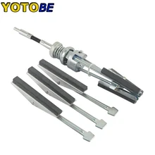 Herramienta de motor intercambiable 2 en 1, juego de herramientas de cilindro de pistón de freno con eje Flexible de 51-177mm