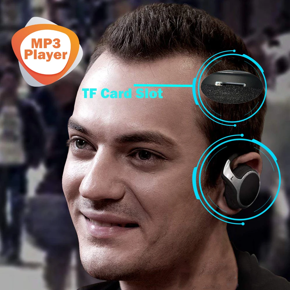 Беспроводной Mp3 музыкальный плеер RALYIN наушники с поддержкой карты памяти fm радио