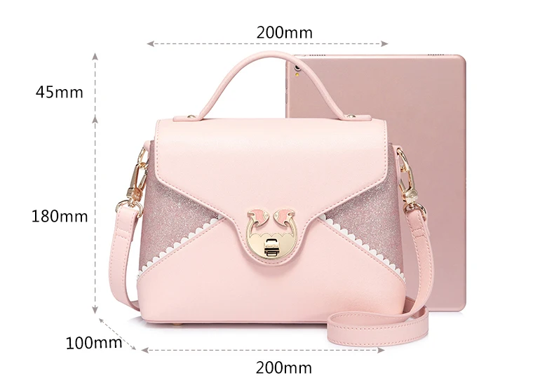 Just star women leather handbag 6