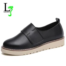 Новая кожаная женская обувь повседневная кожаная женская обувь на плоской подошве женские удобные лоферы zapatos mujer