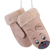 Детские зимние теплые кашемировые варежки для маленьких девочек и мальчиков, 10