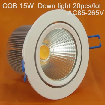 

HKS Lighting new design for OEM product COB 15W led downlight 20pcs/lot free shipping