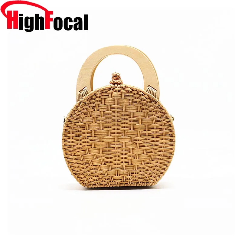 

Square Round Straw Bags Women Summer Rattan Bag Handmade Woven Beach CrossBody Bag Circle Bohemia Handbag Bali Box Dropshipping