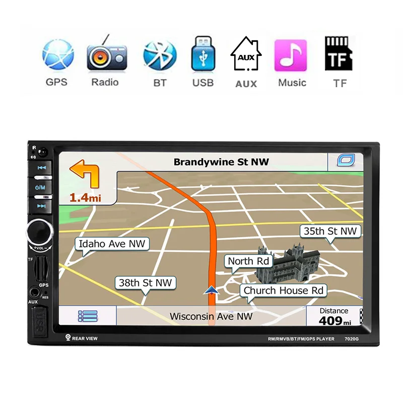 Perfect 2 din car radio gps Autoradio 7