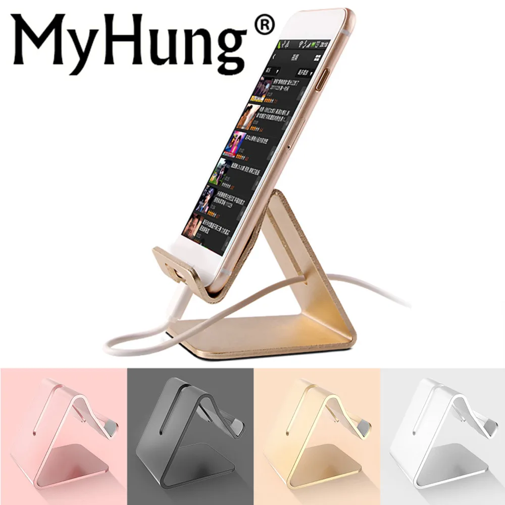 

Universal Aluminum Phone Stand Holder For Samsung S8 iPhone 6 7 6sPlus Tablet PC IPAD Anti-skid Bracket Holder For HTC ONE M8 M9
