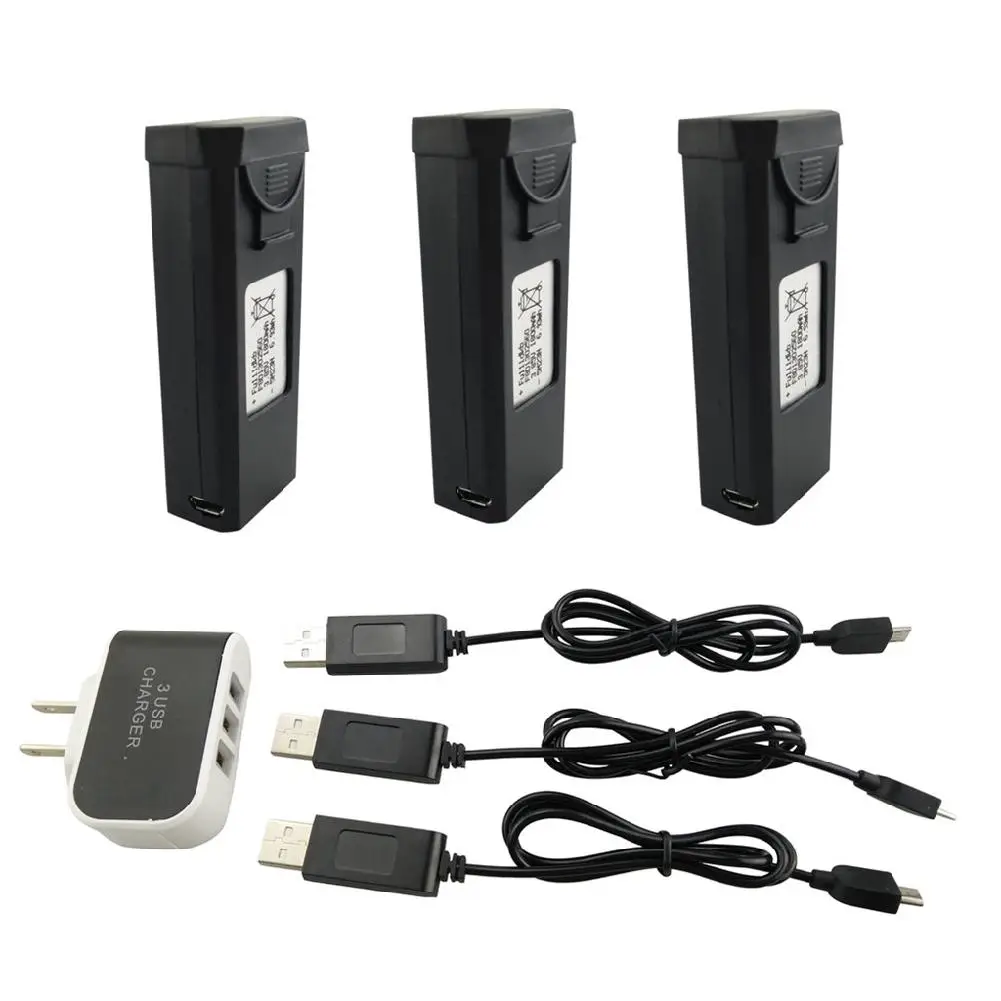 

LeadingStar 3.85V 1800mah Lithium Battery with 3-in-1 Charger for XS809S UAV Lithium Battery