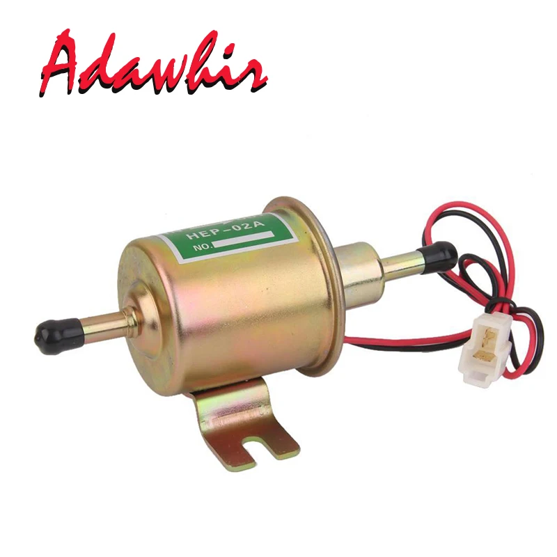 

Brand New 12V Electric Fuel Pump Low Pressure Bolt Fixing Wire Diesel Petrol HEP-02A For Car Carburetor Motorcycle ATV