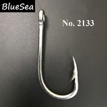 BlueSea 2133 4X20 шт/упаковка, нержавеющая сталь Акула джиг рыболовные Крючки длинный хвостовик Европа Тунец Круг приманка бас О 'Шонесси рыболовные крючки