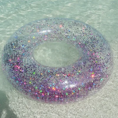 9 цветов блестящая трубка для бассейна 107 см гигантское надувное кольцо для плавания для взрослых женщин бассейн поплавок воздушный матрас