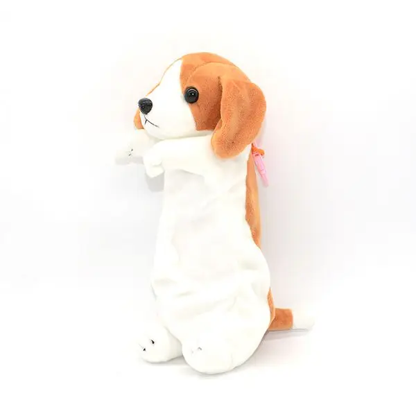 Плюшевый пенал Astucci Girls Estuches Lapices Etui Pennen Kawaii Dog Estuche Escolar Estojo Escola Trousse Scolaire Stylo - Цвет: Labrador