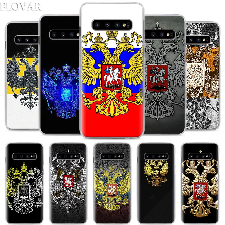 

Armenia Albania Russia flag Emble Phone Case for Samsung Galaxy S10e S10 Plus S7 S8 S9 Plus Note 8 9 M10 M20 M30 Hard Case Coque