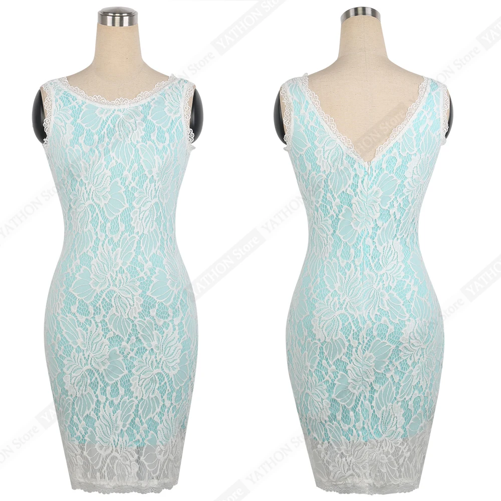 12 New White Floral Lace Casual Cocktail Prom Wedding Party Dresses For Womens Elegant Pin Up 2017 Summer Sexy Blackless Sleeveless Business Office Work Sheath Bodycon Mini Dress