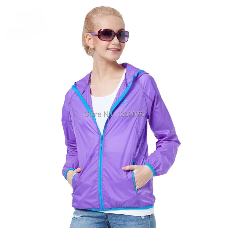 New Summer Lovers Women Super Lightweight Skin Jacket Outdoor Sport Sun
