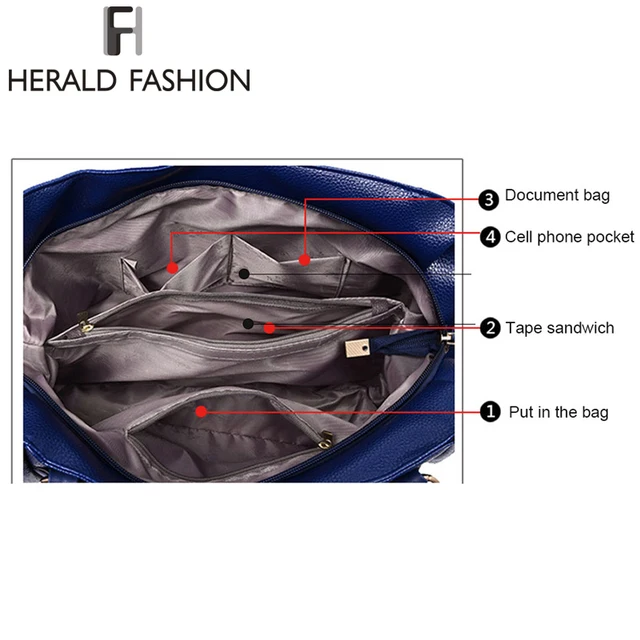 Herald Fashion Designer Women Handbag | Ladies Portable Shoulder Bag